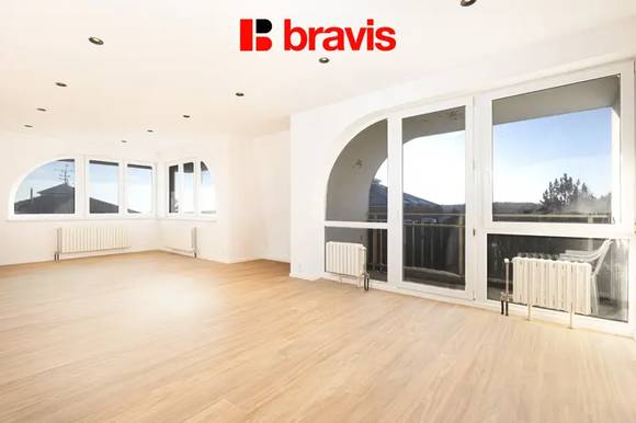 Pronájem bytu 3+kk, Brno - Kohoutovice, ul. Chopinova, po kompletní rekonstrukci, balkon, první nájemník