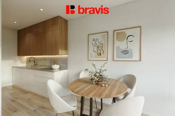 Prodej moderní novostavby ateliéru 2+kk, 60,2m, Lipůvka u Brna, parkovací stání v ceně, předzahrádka