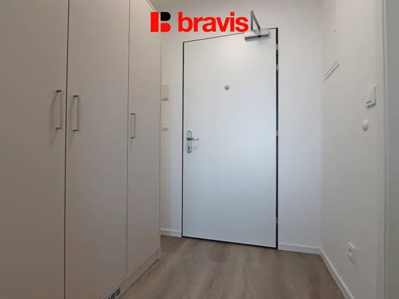 Pronájem pěkného a světlého 1+kk, Brno - Štýřice, ul. Vídeňská, novostavba, terasa, sklep