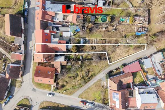 Prodej rodinného domu  2+1, ul. Kroupova, Brno - Starý Lískovec, sklep, zahrada