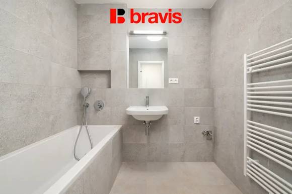 G - Apartment 3 + kk for rent in a new building, in a lucrative part of the city of Brno, Hlinky Street, Brno - Pisárky, air conditioning, parking, balcony, cellar