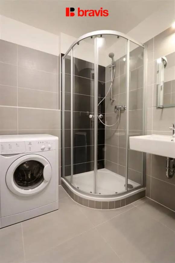 Pronájem  bytu 1+kk, ulice Rumiště, Brno - Trnitá, zařízený, balkón