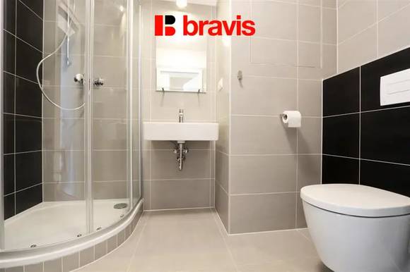 Pronájem  bytu 1+kk, ulice Rumiště, Brno - Trnitá, zařízený, balkón