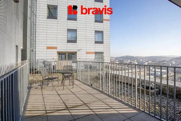 Prodej luxusního apartmánu 3+kk s terasou v AZ Toweru, dvě parkovací stání