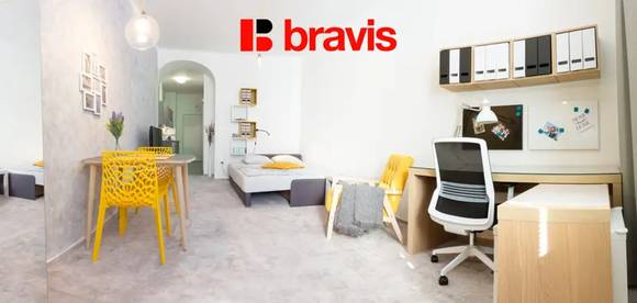 Pronájem bytu 1+1 30 m², Brno - Staré Brno, ulice Křížova - klidný vnitroblok v blízkosti Mendlova náměstí