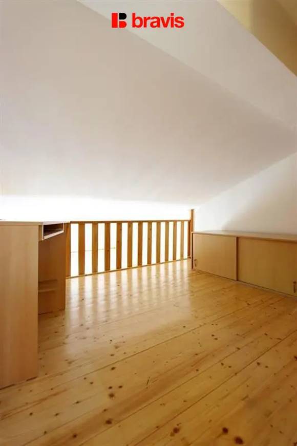 Duplex apartment 2+kk for rent, Bratří Sapáků street, Brno - Líšeň, cellar, parking space