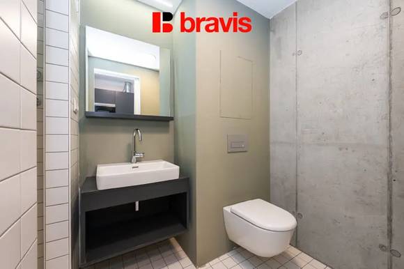 Pronájem moderního zařízeného 1+kk 24 m², Brno - Trnitá, Dornych, BEZ PROVIZE