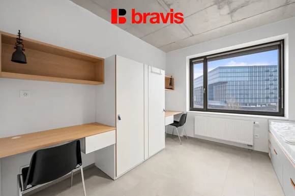 Pronájem moderního zařízeného 1+kk 24 m², Brno - Trnitá, Dornych, BEZ PROVIZE