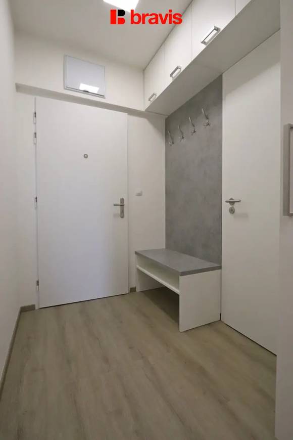 Pronájem bytu 1+kk, Brno - Trnitá, Placzkova ulice, novostavba, parkování, sklep