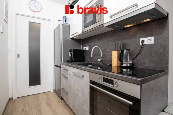 Pronájem bytu 1+kk, Brno - Trnitá, Placzkova ulice, novostavba, parkování, sklep