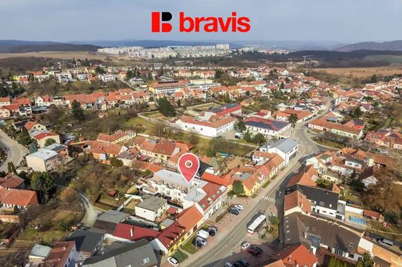Prodej nízkonákladového bytu 3+kk, Brno - Žebětín, OV, terasa, parkovací stání, ul. Helenčina