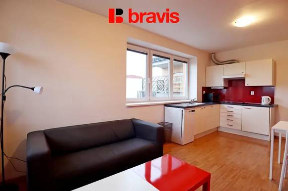 Pronájem bytu 2+kk, ulice Sedláčkova, Brno Líšeň, balkón, sklep