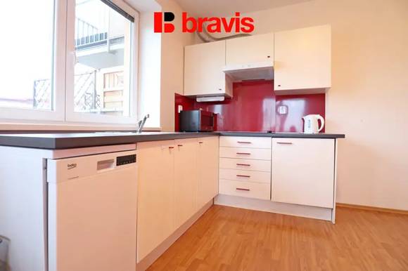 Pronájem bytu 2+kk, ulice Sedláčkova, Brno Líšeň, balkón, sklep