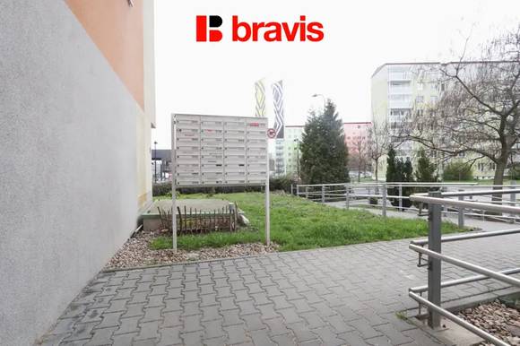 Pronájem bytu 2+kk, ulice Sedláčkova, Brno Líšeň, balkón, sklep
