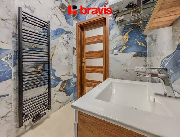 Pronájem nového bytu 2+kk, ul. Vránova, Brno - Řečkovice, zahrada, parkování