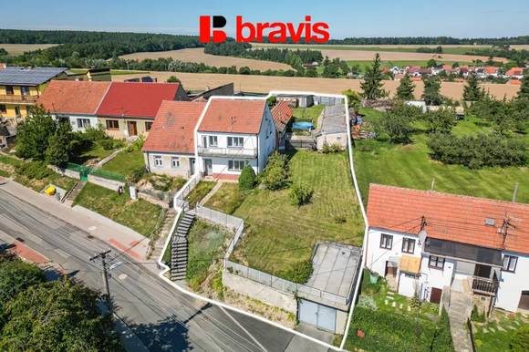 Prodej domu 6+1, Příbram na Moravě, 3x garáž, zahrada, dvůr, studna, parkování na pozemku