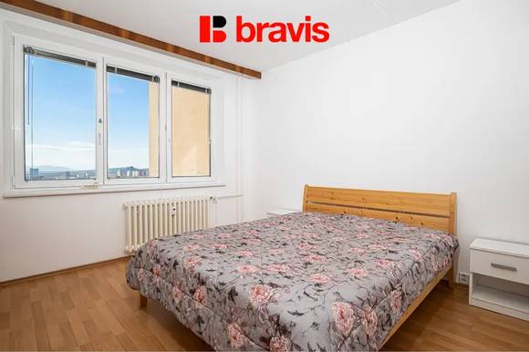 Pronájem bytu 2+kk, Brno - Vinohrady, ul. Bzenecká, výtah, částečně zařízený