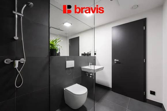Bydlete nad městem | 1+kk, 35 m², Brno - Žabovřesky, minimalismus, smart home, jste první nájemník