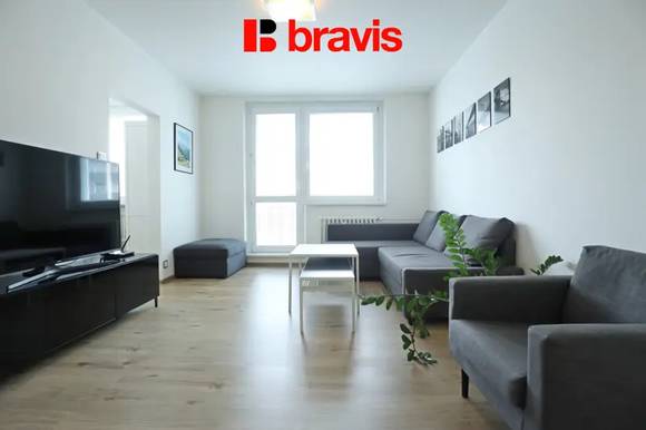 Pronájem bytu 3+kk 61 m², Brno - Kohoutovice, ulice Voříškova, kompletně vybavený, balkon