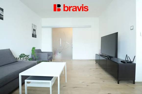 Pronájem bytu 3+kk 61 m², Brno - Kohoutovice, ulice Voříškova, kompletně vybavený, balkon
