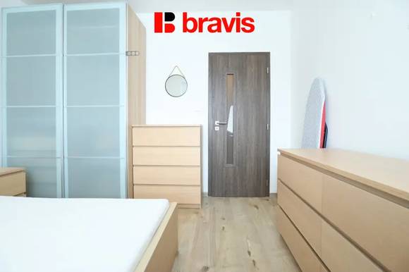 Pronájem bytu 3+kk 61 m², Brno - Kohoutovice, ulice Voříškova, kompletně vybavený, balkon