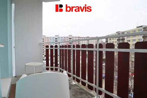 Pronájem bytu 3+kk 61 m², Brno - Kohoutovice, ulice Voříškova, kompletně vybavený, balkon
