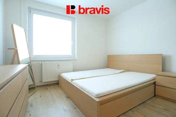 Pronájem bytu 3+kk 61 m², Brno - Kohoutovice, ulice Voříškova, kompletně vybavený, balkon