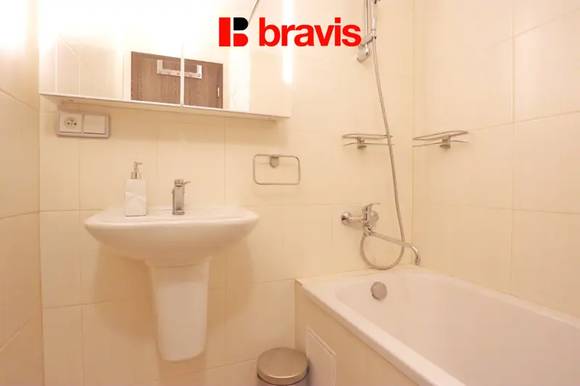 Pronájem bytu 3+kk 61 m², Brno - Kohoutovice, ulice Voříškova, kompletně vybavený, balkon