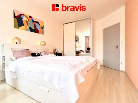 Pronájem prostorného bytu 2+kk, Brno - Komín, ul. Jundrovská, terasa, dvě parkovací stání