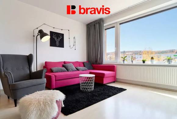 Pronájem prostorného bytu 2+kk, Brno - Komín, ul. Jundrovská, terasa, dvě parkovací stání
