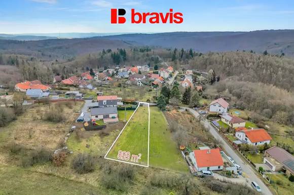 Prodej atraktivního pozemku o výměře 899 m², Babice nad Svitavou, vydáno stavební povolení