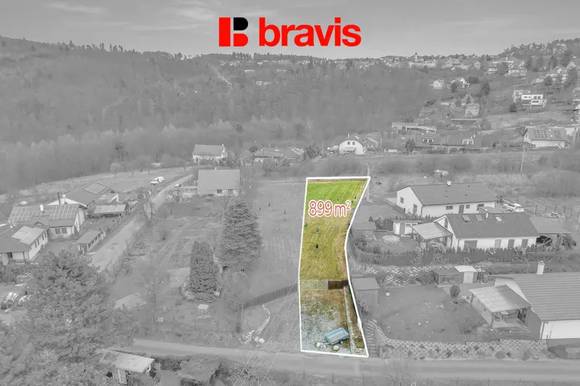 Prodej atraktivního pozemku o výměře 899 m², Babice nad Svitavou, vydáno stavební povolení