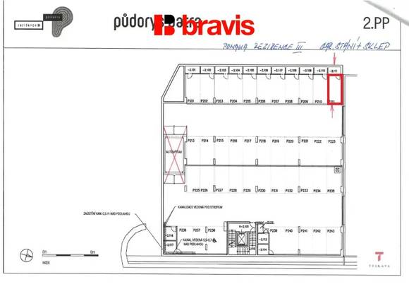 Pronájem parkovacího stání + sklep, Brno-Ponava, Ponavia Rezidence III.