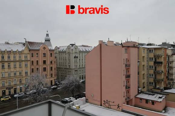 Pronájem bytu 1+1, ul. Dřevařská, Brno - Královo pole, po rekonstrukci, balkon