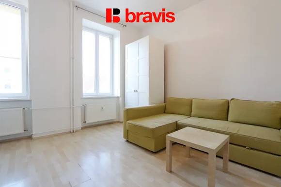 Pronájem bytu 1+kk, Brno - střed, ulice Štěpánská, zařízený, sklep