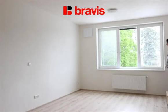 Pronájem bytu 1+kk, Brno - Řečkovice, novostavba, částečně zařízený, ul. Medlánecká