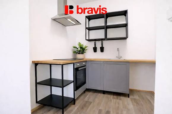 Pronájem bytu 2+kk, ul. Antonínská, Brno - Veveří, po rekonstrukci