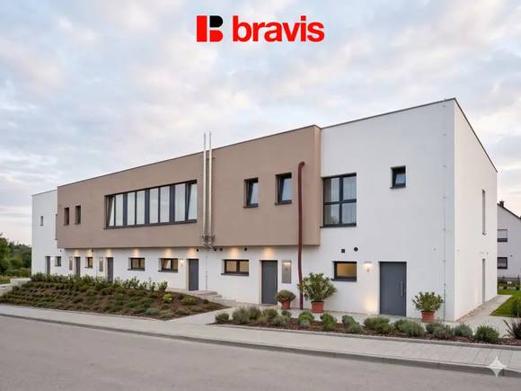 Prodej moderního, prostorného ateliéru 2+kk, 73m², šatna, parkovací stání, Lipůvka u Brna