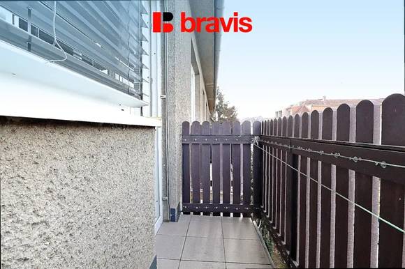 Pronájem bytu 3+kk, Brno - Židenice, ulice Slatinská, zařízený, balkon, klidná lokalita