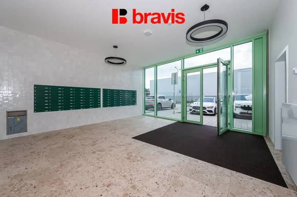 Pronájem nového bytu 1+kk, ulice Bohunická, Brno - Horní Heršpice, sklep, parkování