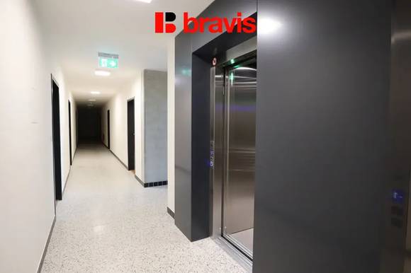 Pronájem nového bytu 1+kk, ulice Bohunická, Brno - Horní Heršpice, sklep, parkování