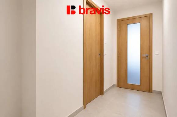 Pronájem nového bytu 1+kk, ulice Bohunická, Brno - Horní Heršpice, sklep, parkování