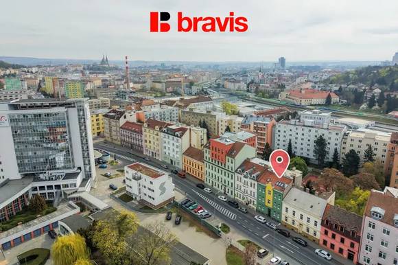 Prodej atypického bytu 2+kk, 42,5 m² + lodžie, ul. Křížkovského, Staré Brno