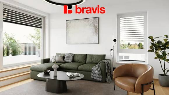Prodej nadstandardního, moderního bytu 2+kk, 49 m², balkon, sklep, Brno - Horní Heršpice, parkování