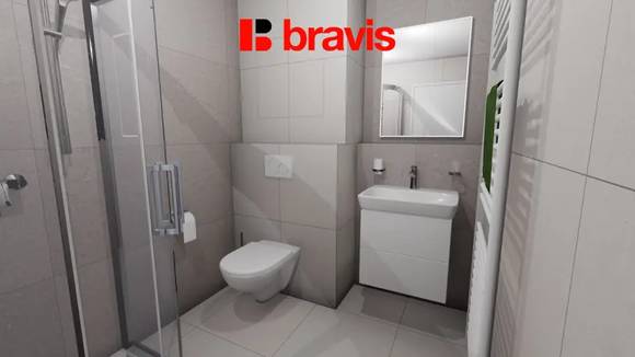 Prodej nadstandardního, moderního bytu 2+kk, 49 m², balkon, sklep, Brno - Horní Heršpice, parkování