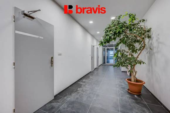 Rent apartment 1+kk, Hudcova street, Brno- Medlánky, sleeping gallery for 2, elevator