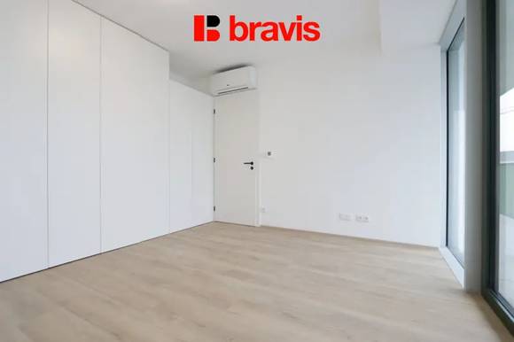 Pronájem bytu 2+kk, rezidence „INSADY“ na ul. Nové Sady, relaxační zahrada, novostavba, chytrá domácnost, rekuperace, klimatizace, terasa, garážové stání, sklep