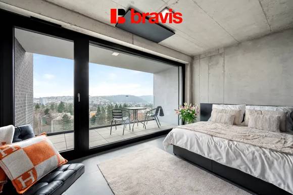 Pronájem 1+kk, Královopolská, Brno: All-in vybavení, wifi, garáž, gym