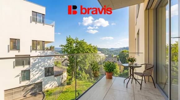 Pronájem bytu 1+kk, Brno - Pisárky, Vinařská ulice, zařízený, balkon, sklep, garážové stání