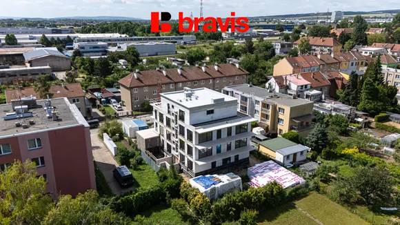 Prodej nadstandardního bytu 3+kk, 76,2 m², zahrada 307 m², sklep, Brno - Horní Heršpice, možnost parkování